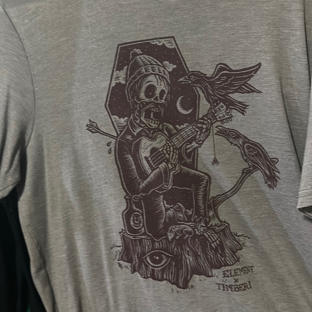 Men’s vintage element shirt size M color gray